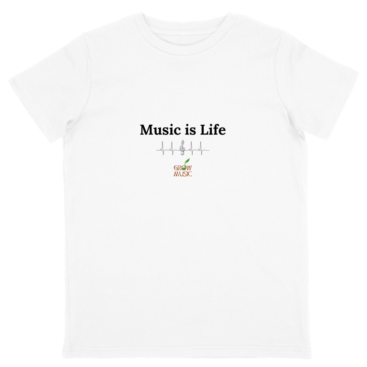 Image front Music is Life Child T Shirt
