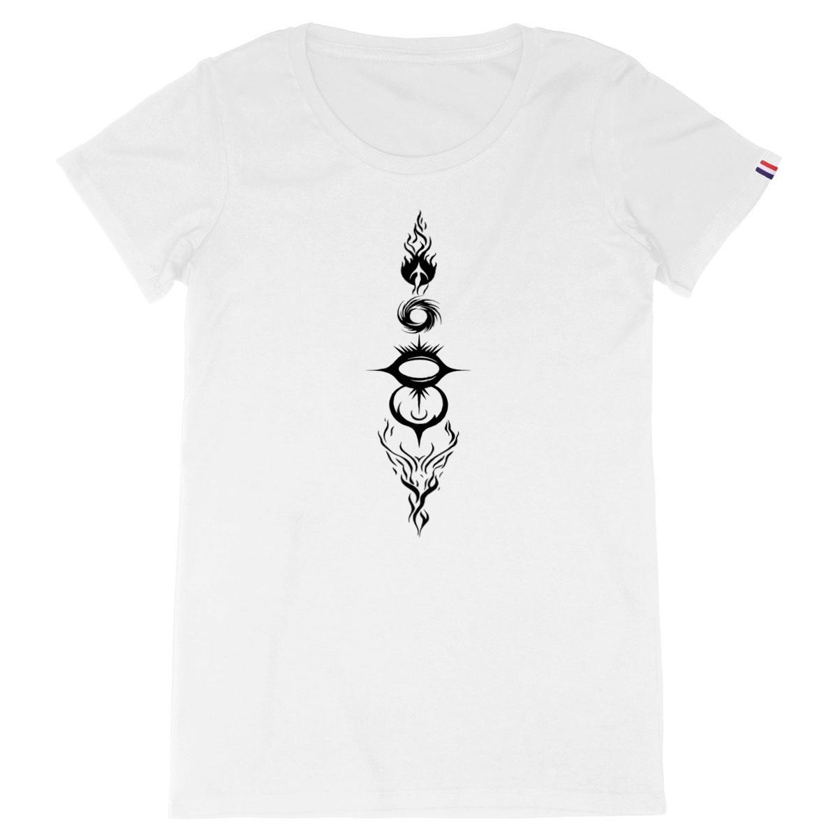 Image back T-shirt Femme Made in France L'Éveil Des Éléments