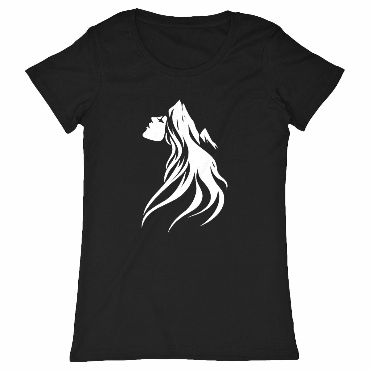 Image back T-shirt Femme La Gardienne des Montagnes - 100% Conversion biologique 