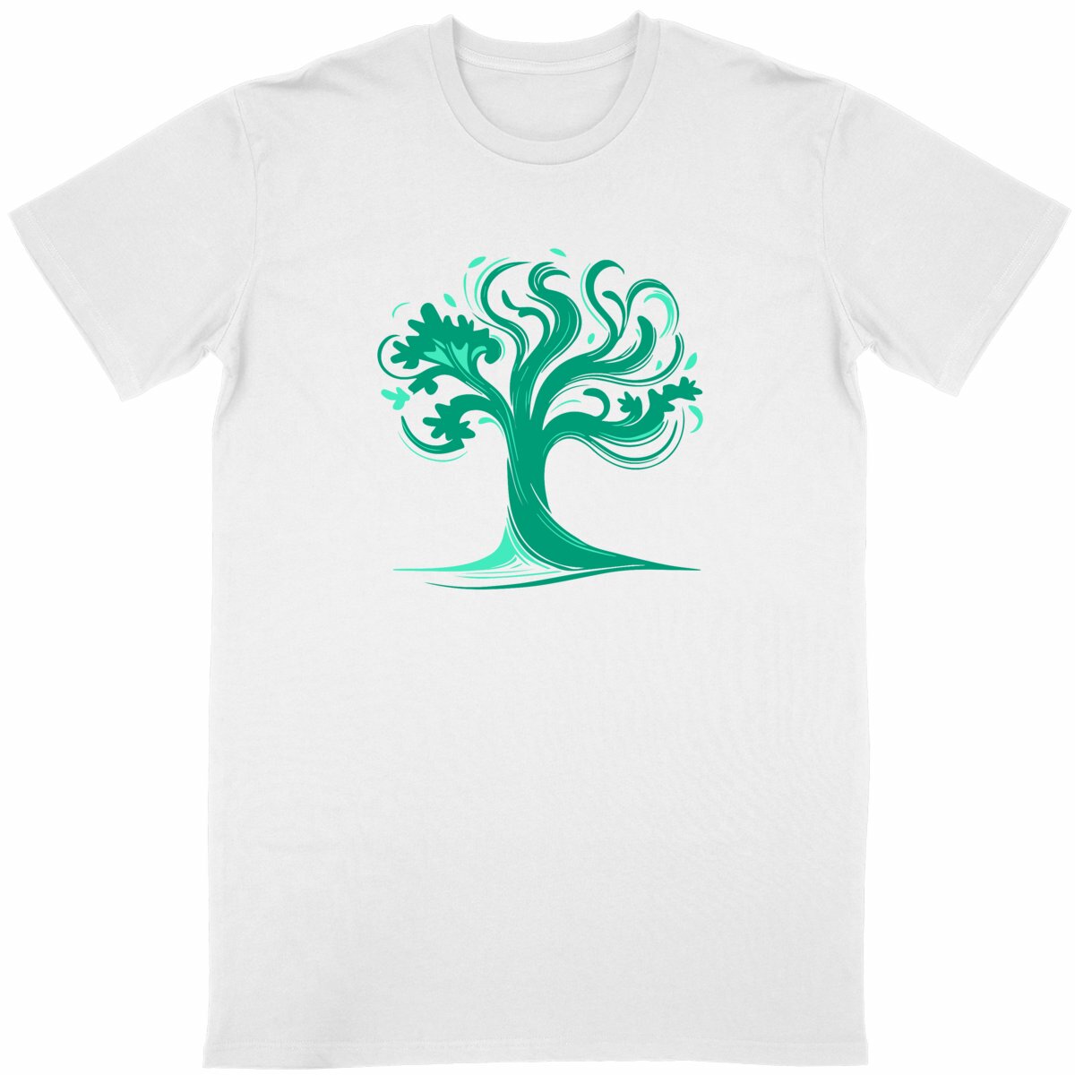 Image back T-shirt Unisexe Force Tranquille. 100% coton en conversion biologique