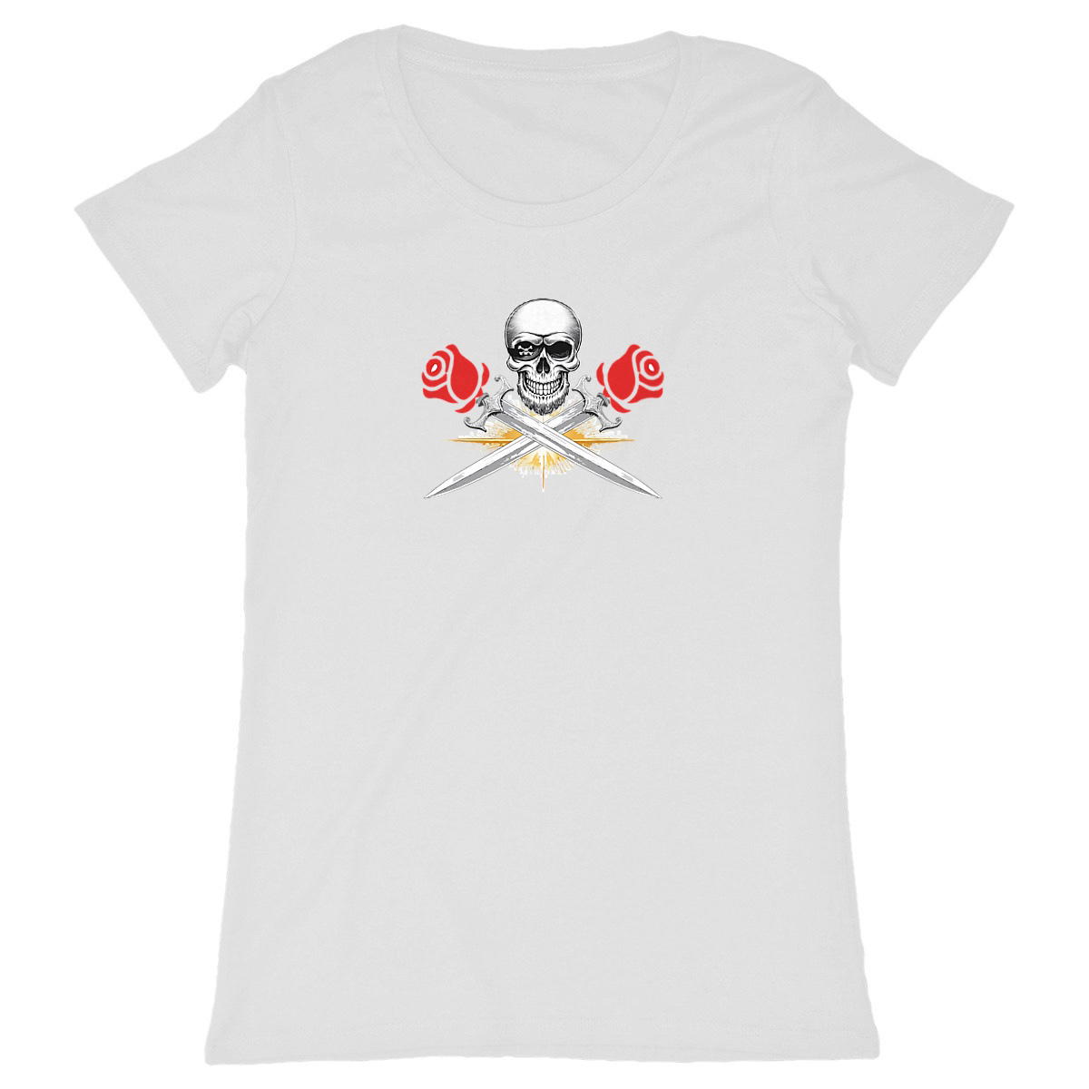 Image back T-shirt Femme Les Gardiens des Âmes Rebelles. 100% coton en conversion biologique