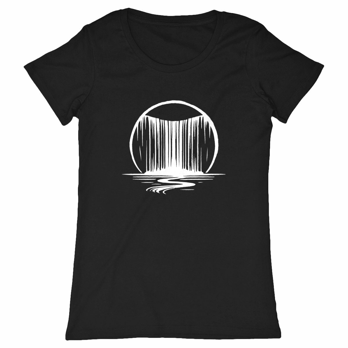 Image back T-shirt Femme Cascade Èternelle - 100% Conversion biologique