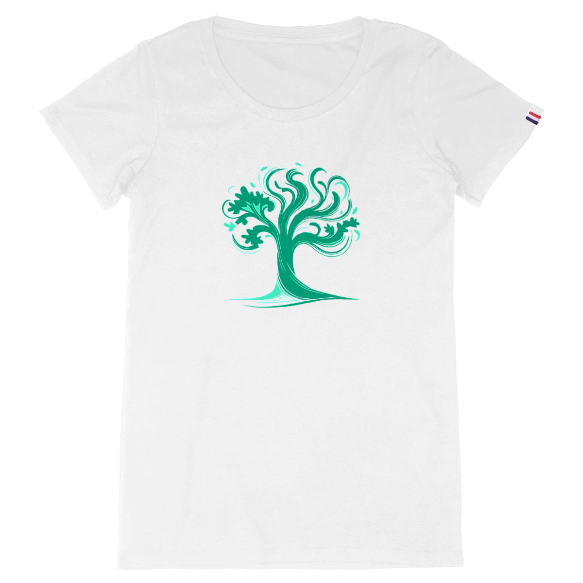 Image back T-shirt Femme Made in France Force Tranquille