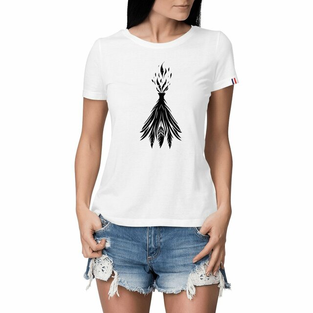 Image du produit T-shirt Femme Made in France Volcan Sacré