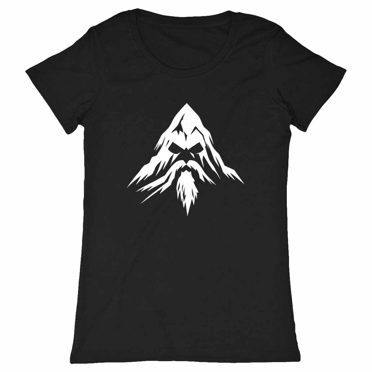 Image back T-shirt Femme Montagne des Ancêtres . 100% coton en conversion biologique