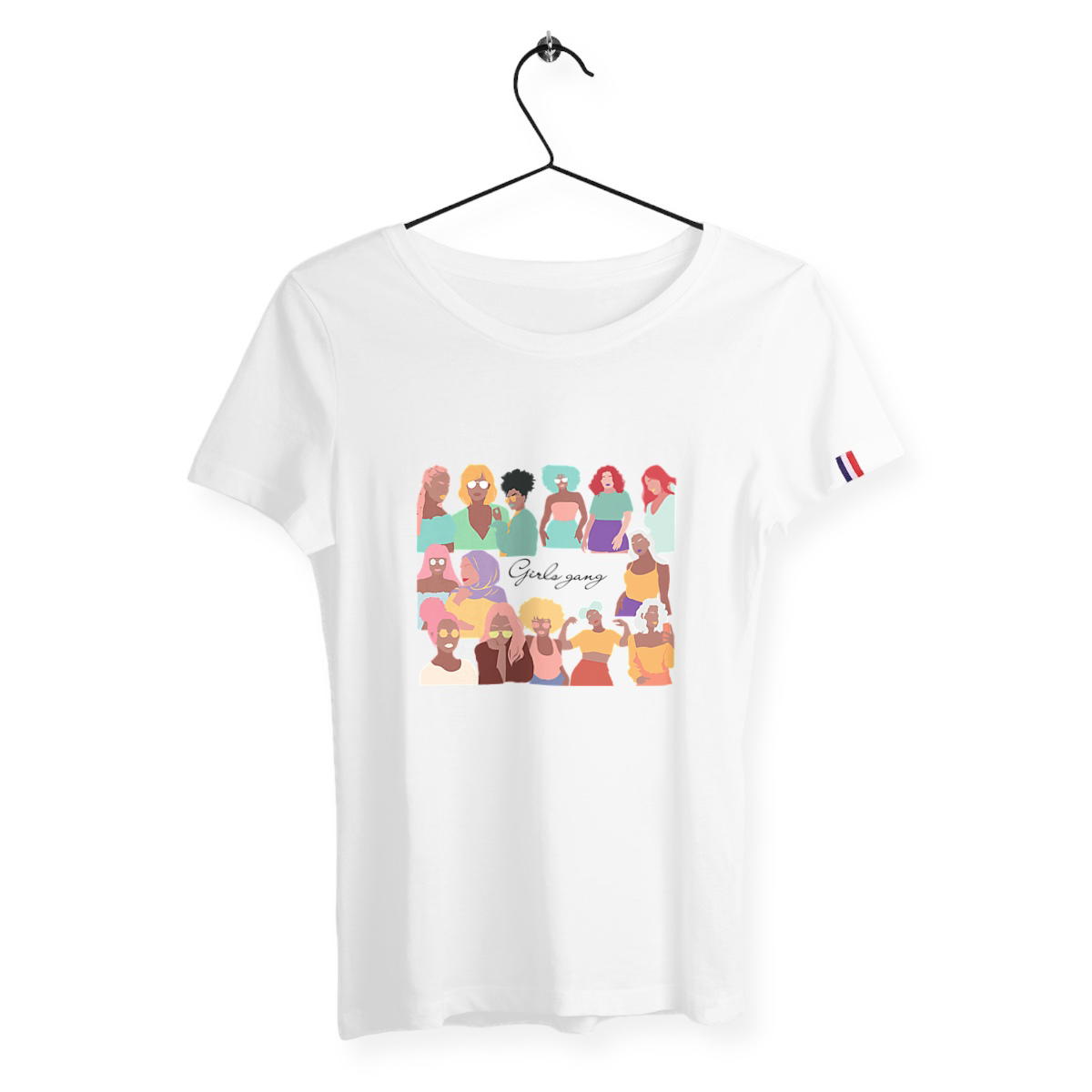 Image back Gang de filles (girls gang) - T-shirt Femme 100% Coton Bio