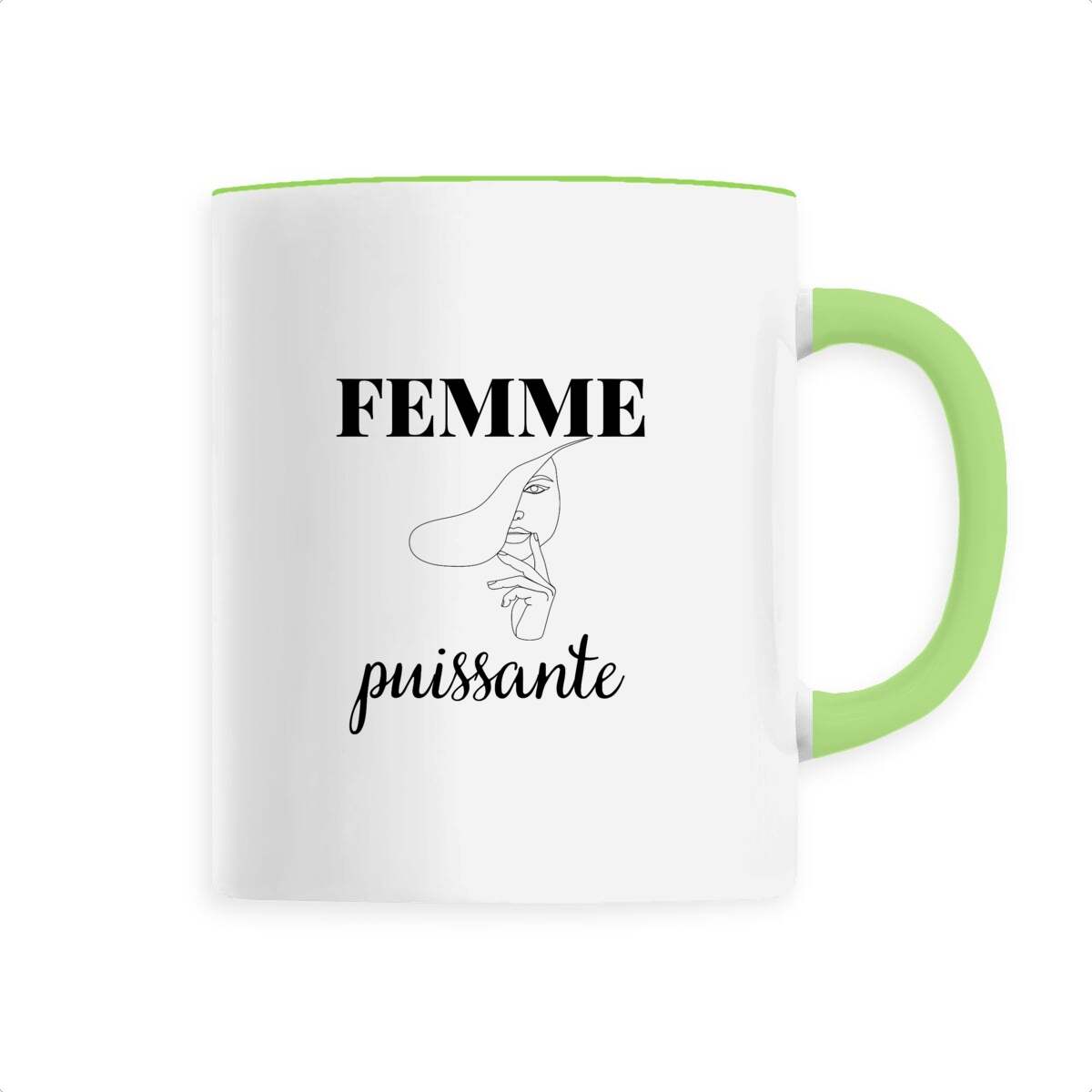 Image back Mug céramique - Femme puissante - Céramique