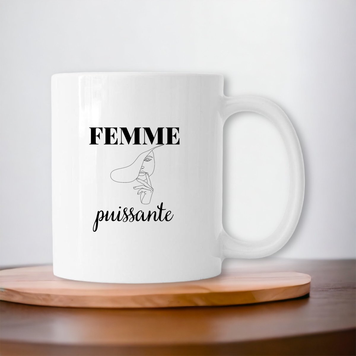 Image front Mug céramique - Femme puissante - Céramique