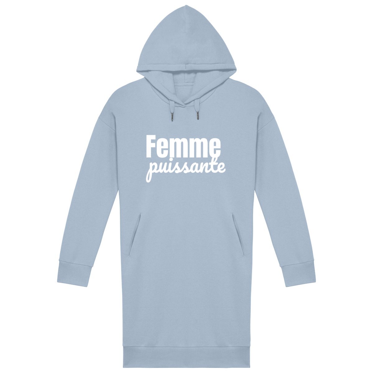 Image back Robe Sweat Femme - femme puissante - 65% coton biologique