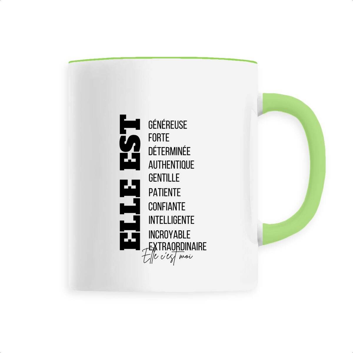 Image back Mug céramique - Elle est 