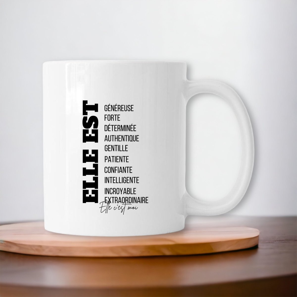 Image front Mug céramique - Elle est 