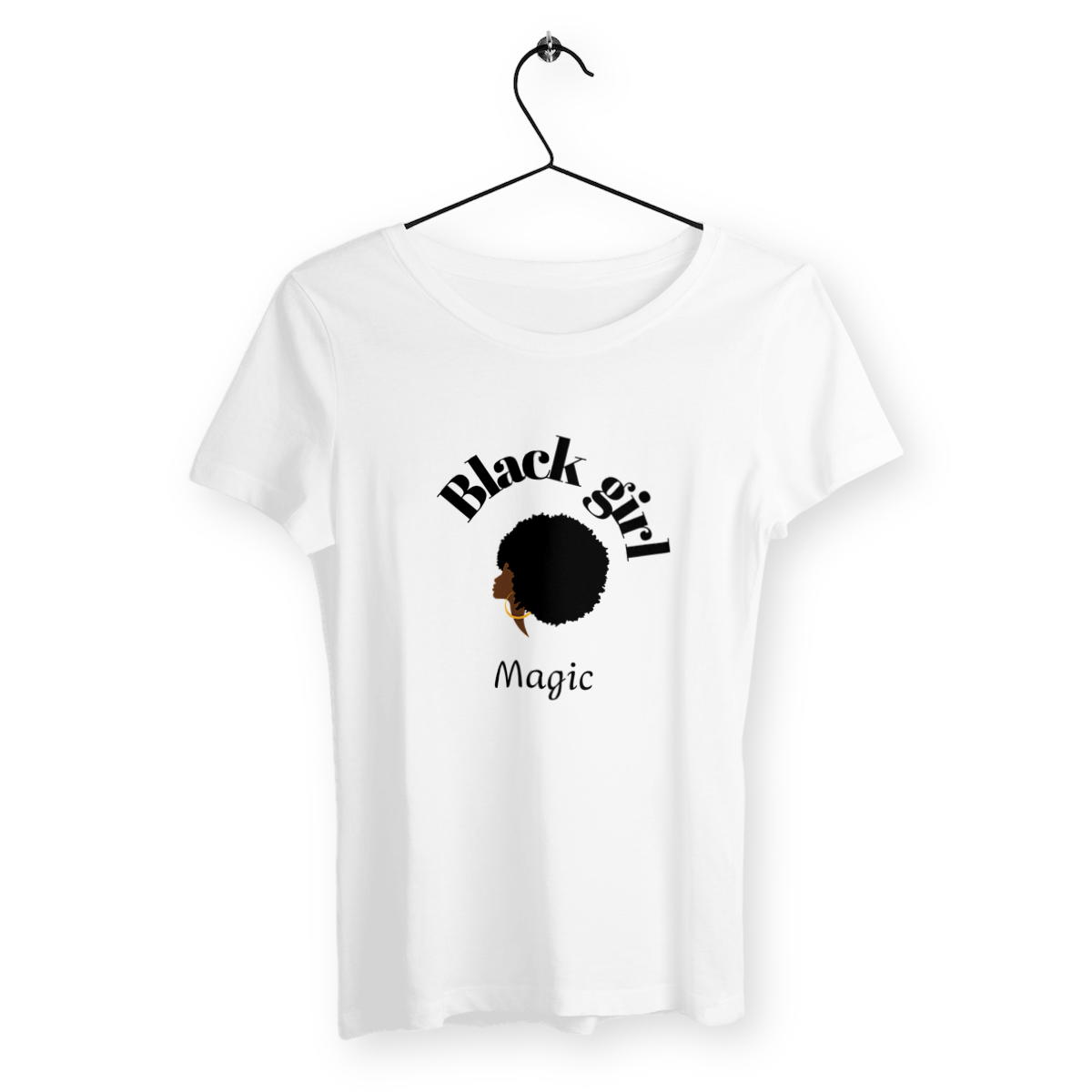 Image back T-shirt Femme Change - Black girl magic - 100% coton en conversion biologique