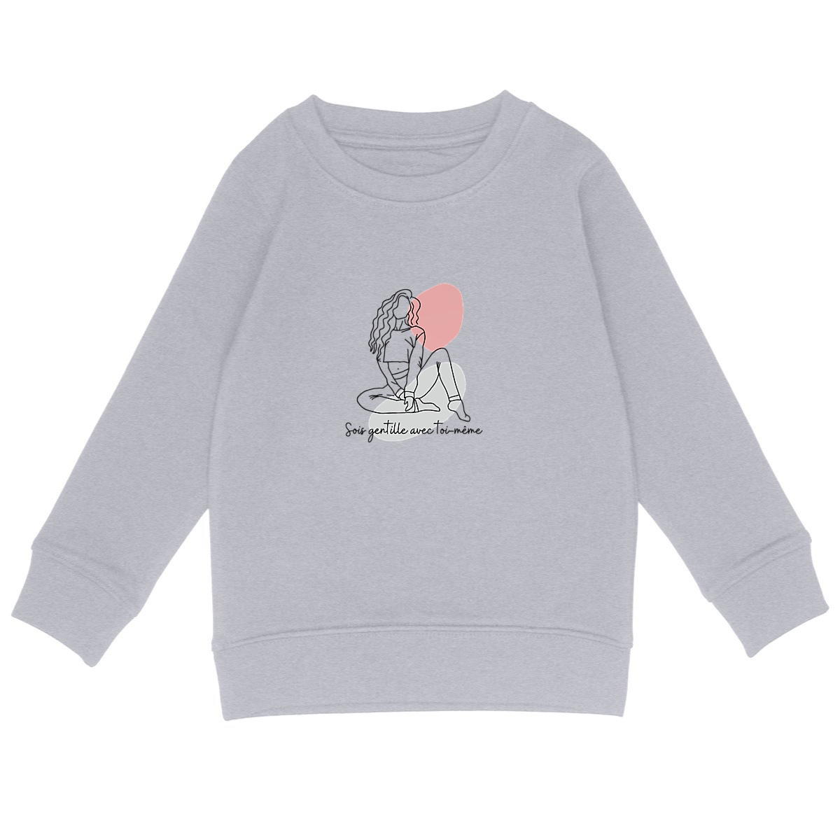 Image back T-shirt Enfant - Sois gentille avec toi-même - Coton biologique