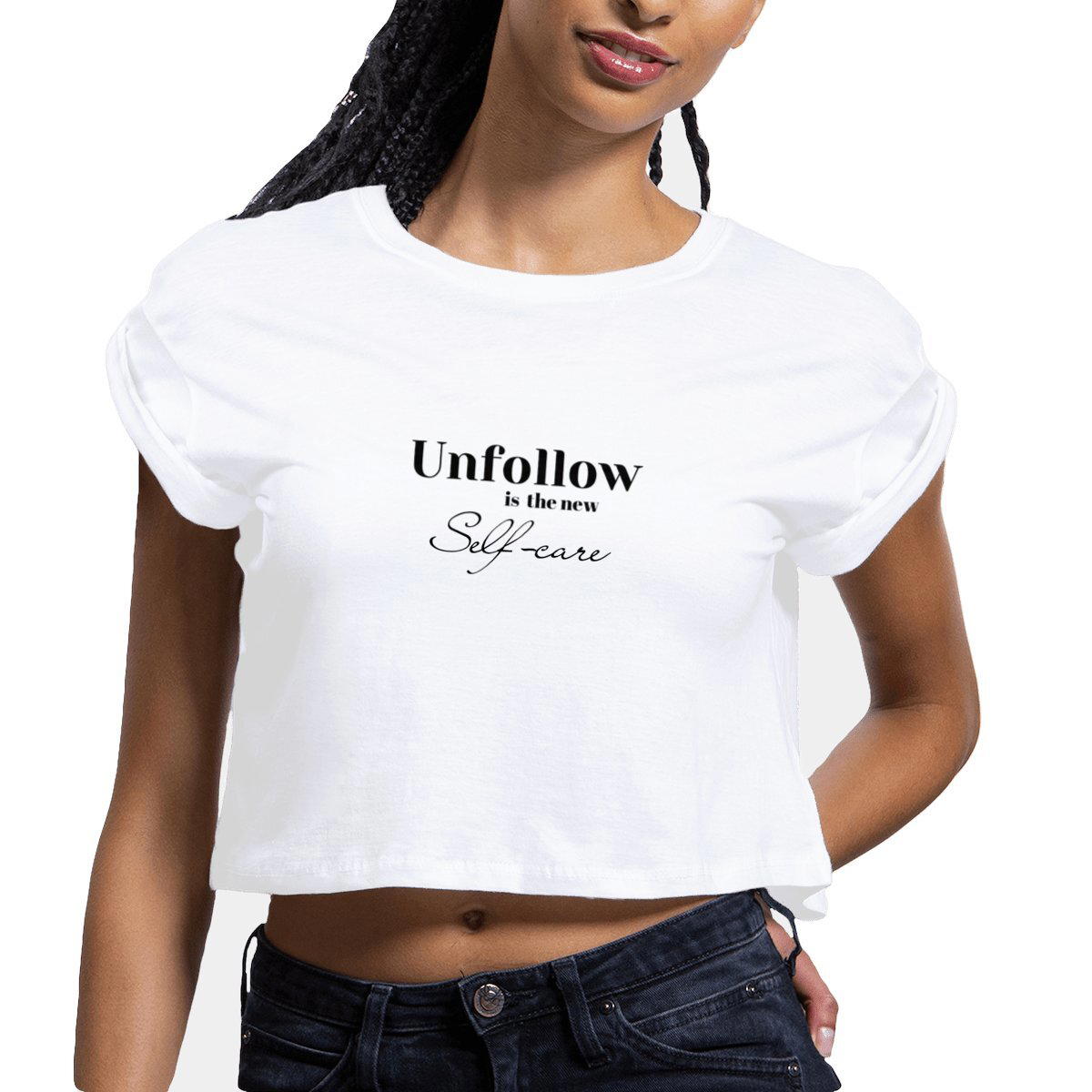 Image front Crop top Femme Premium Plus - Unfollow - 100% coton biologique 