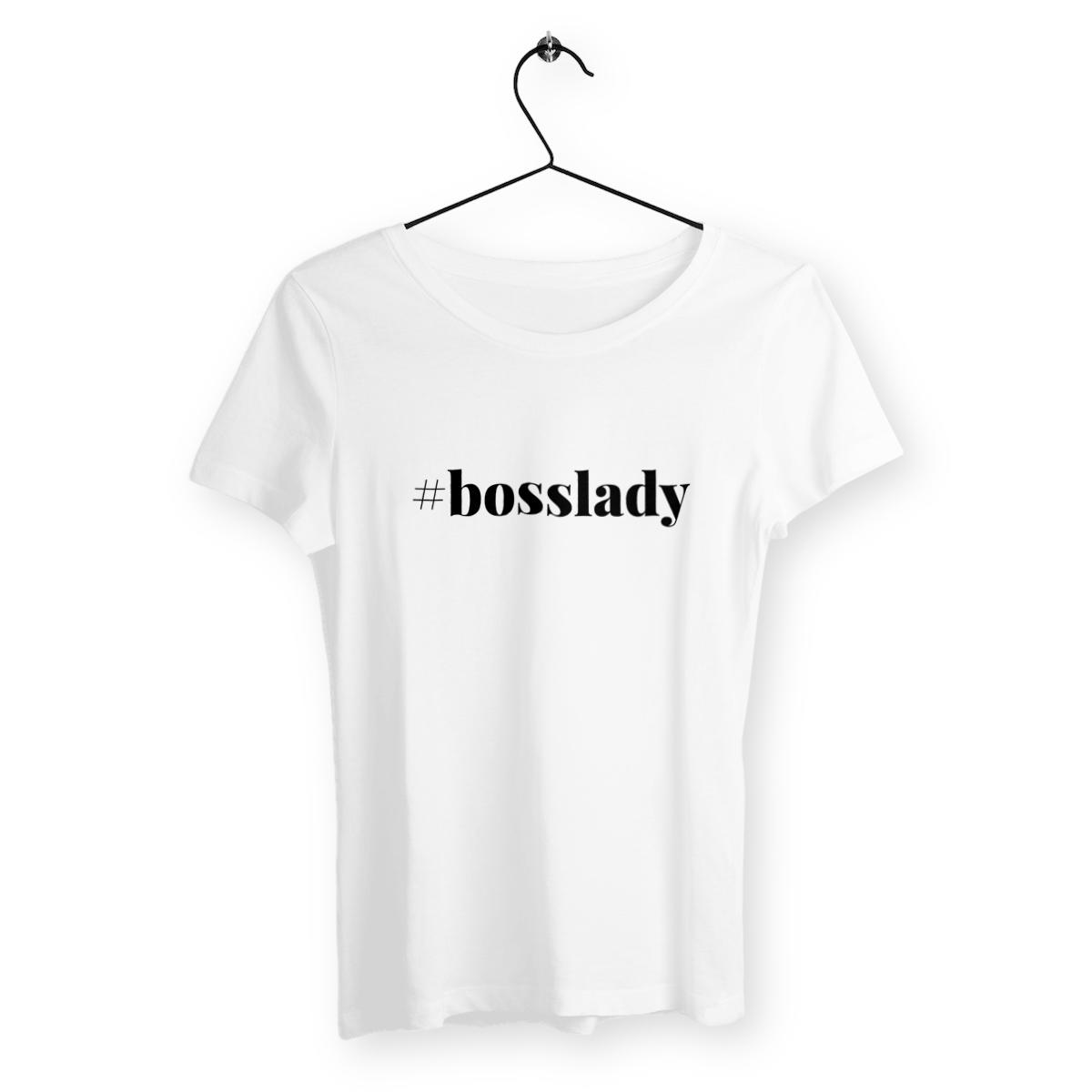 Image back T-shirt Femme Change - #Bosslady- 100% coton en conversion biologique