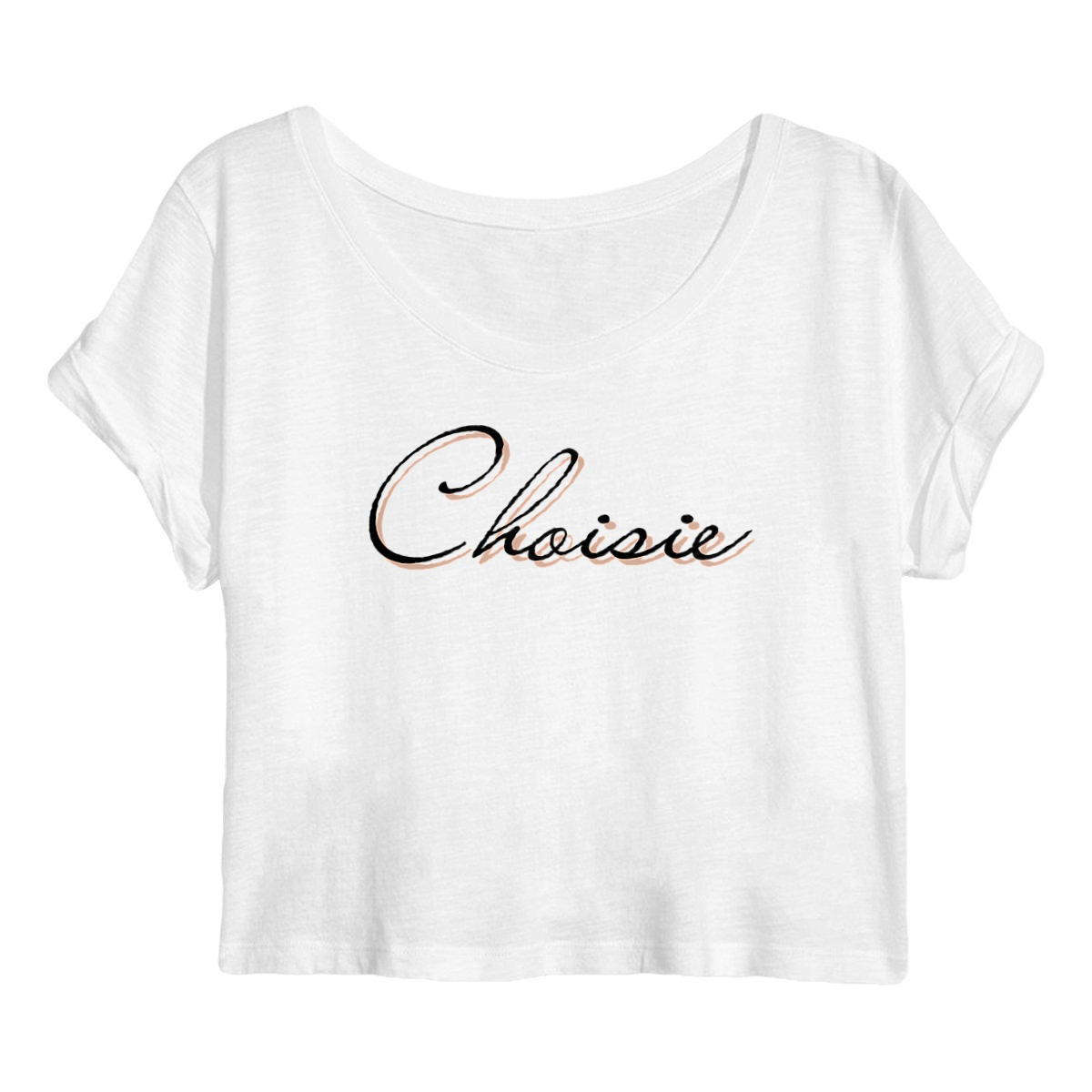 Image back Crop top Femme - Choisie - - 100% coton biologique 