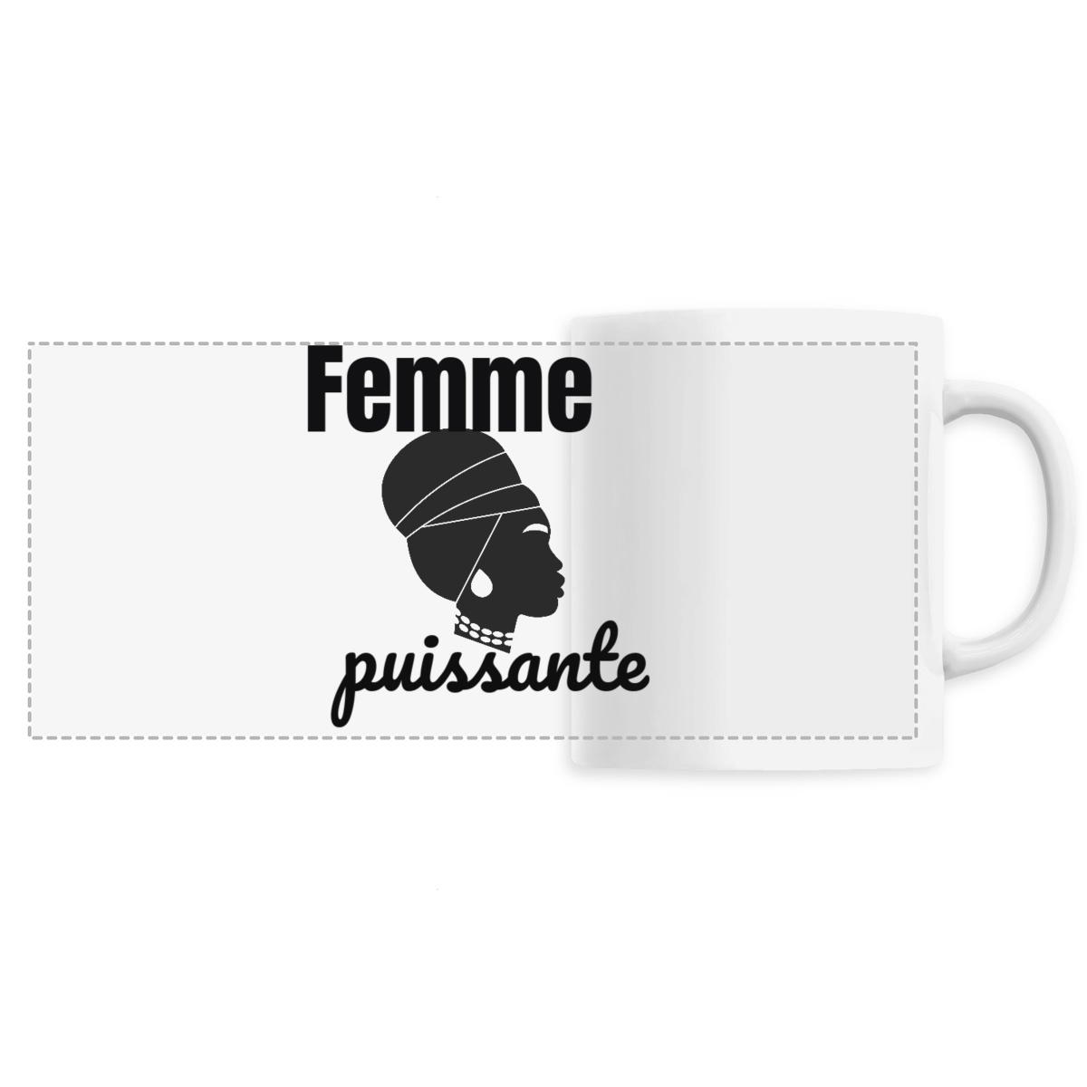 Image front Mug céramique - Femme puissante - Céramique