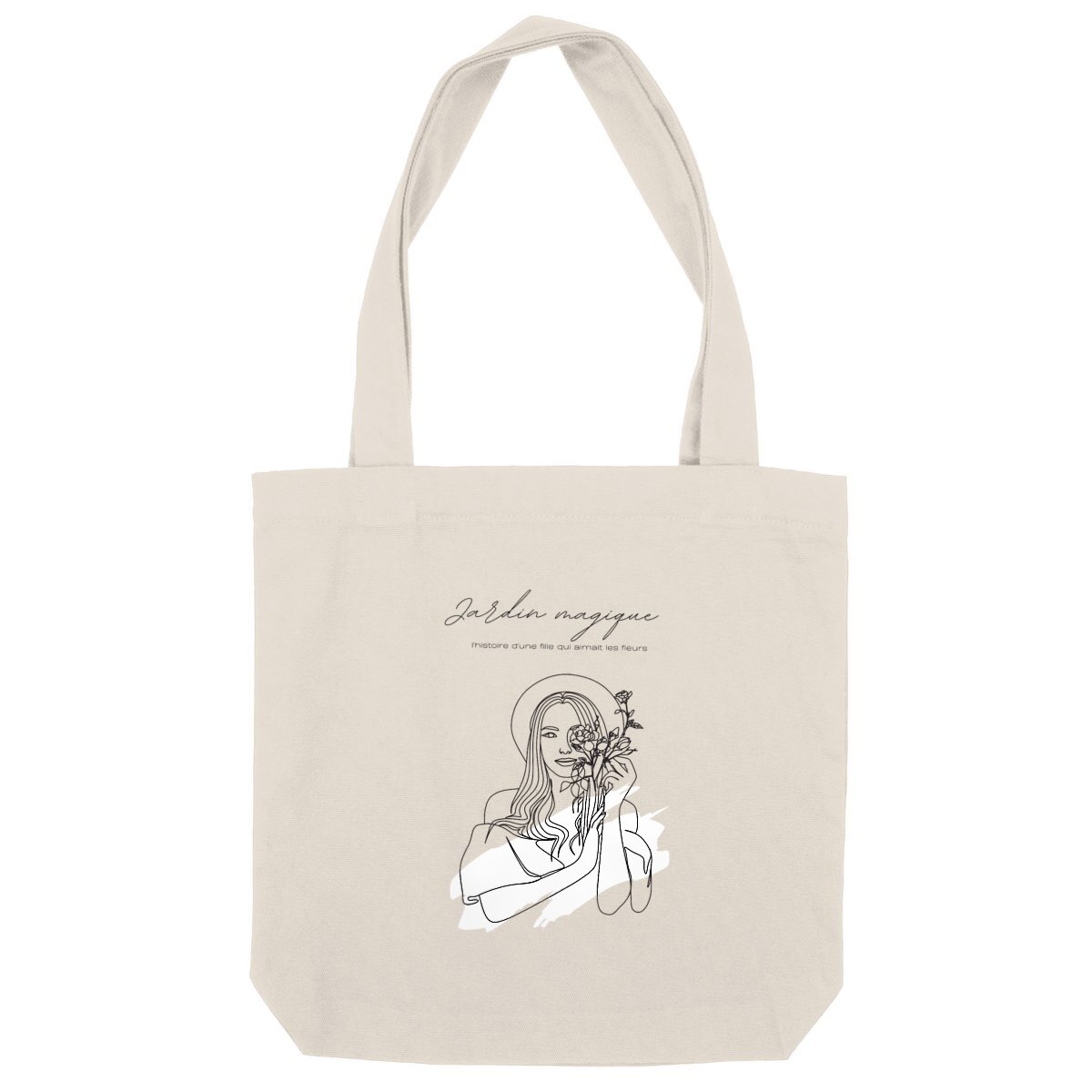 Image front Totebag épais - Jardin magique - 80 coton recyclé 