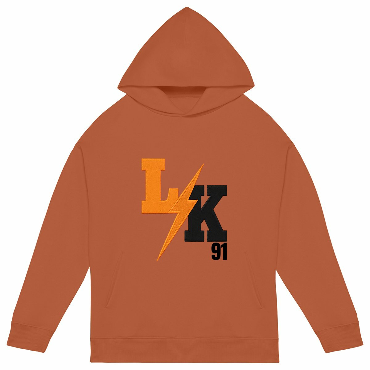 Image back Sweat à capuche unisexe LK™ Oversized pour hommes et femmes