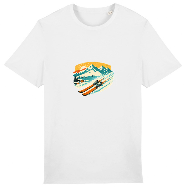 t-shirt 100% Coton Bio Ski