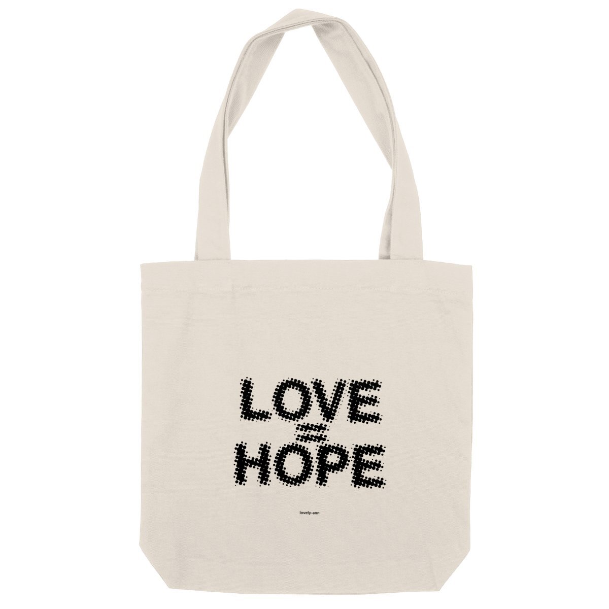 Image back Love=Hope on a Heavyweight Bag