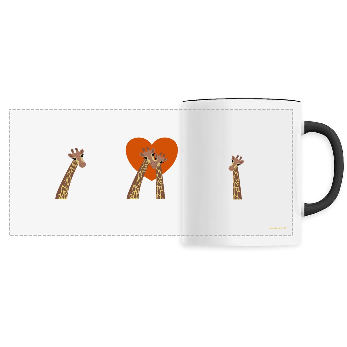 Image back Loving Each Other on a Ceramic Mug