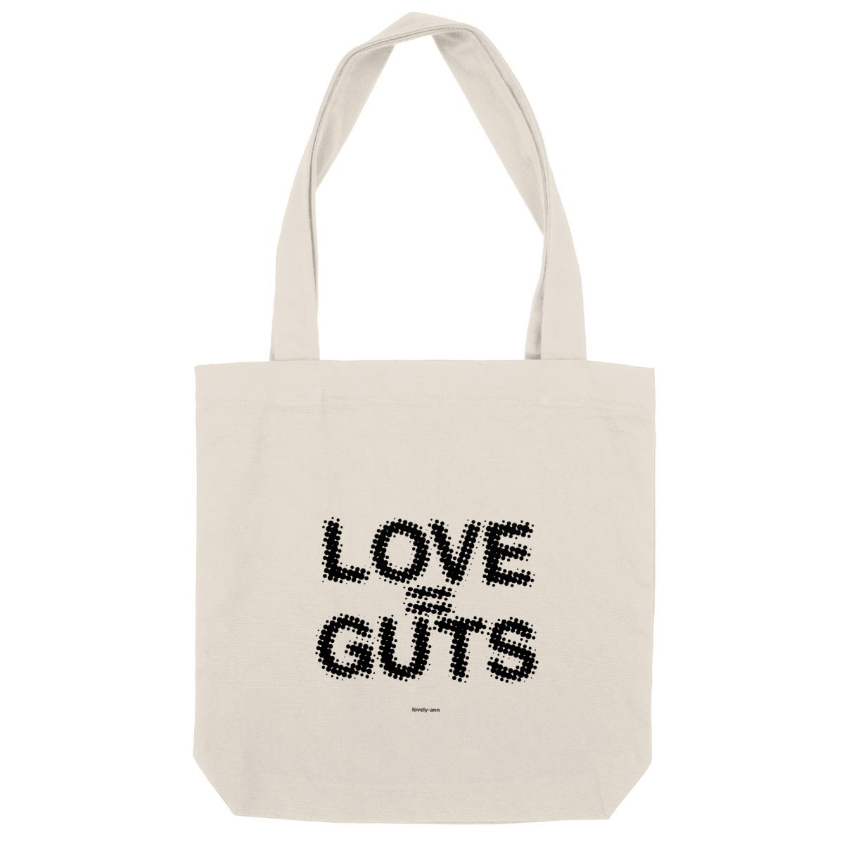 Image back Love=Guts on a Heavyweight Bag