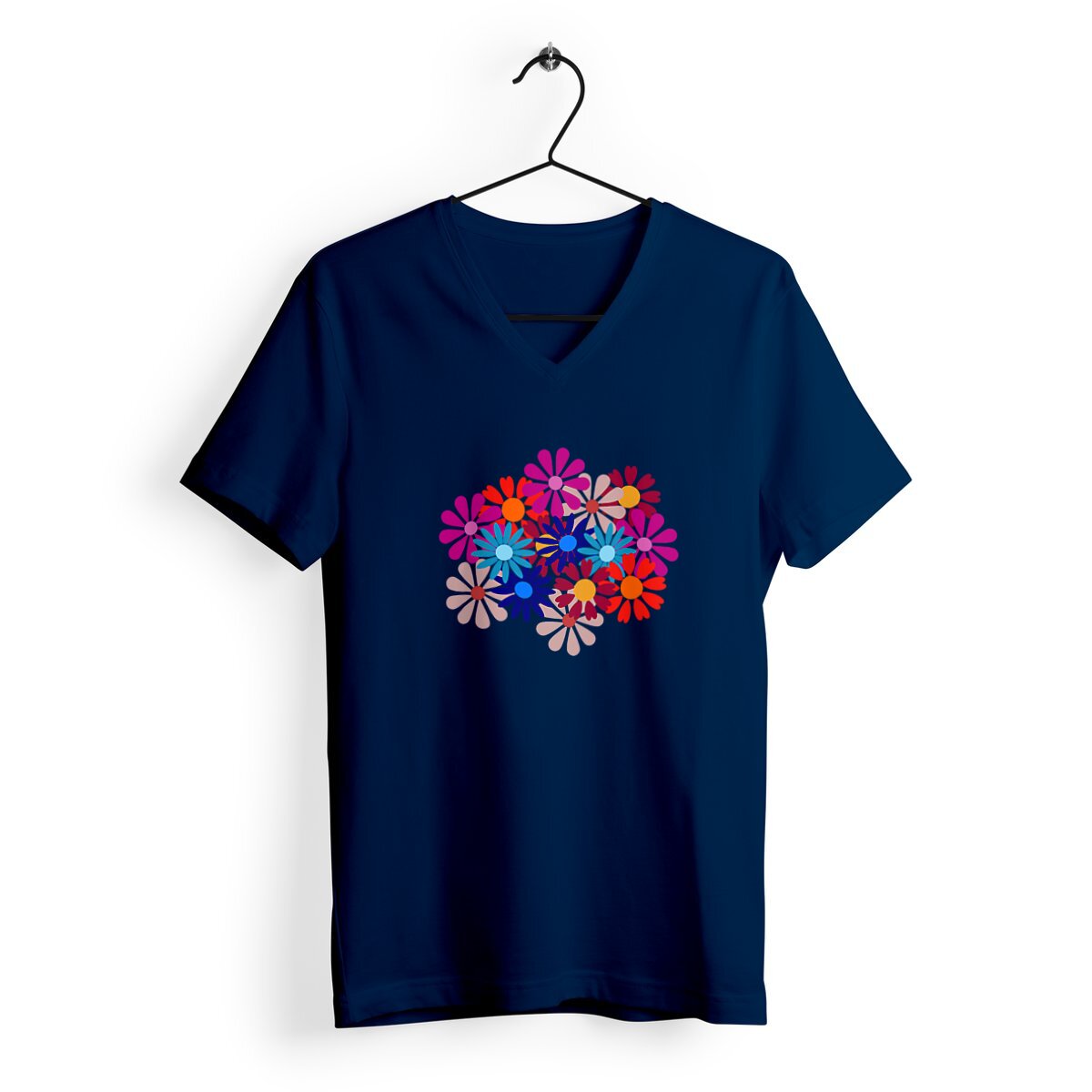 Flower Women's V-Neck T-Shirt