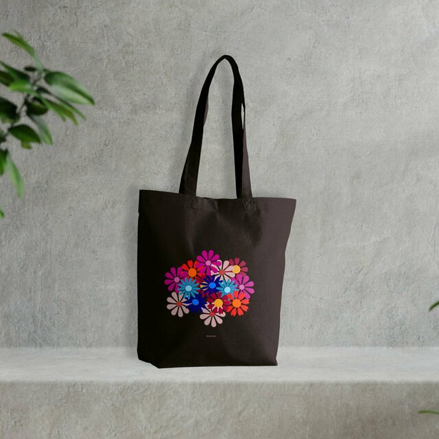 Image front The Beautiful Heavy Colorful Flower Bag