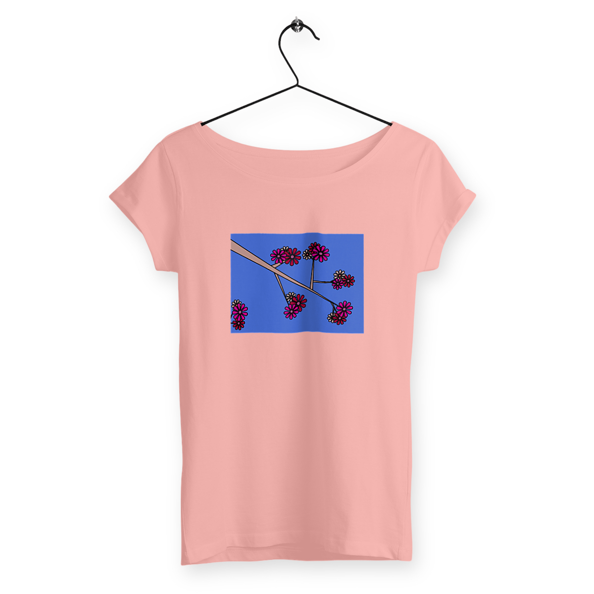 Beautifull Blossom Daylight print on a Women's Slub T-Shirt