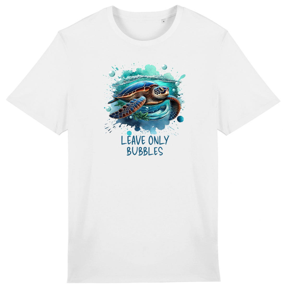 Image front Turtle - Leave only bubbles