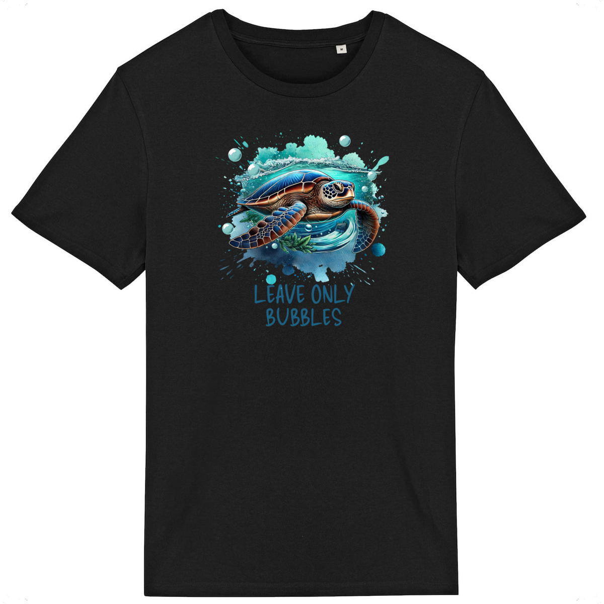 Image back Turtle - Leave only bubbles