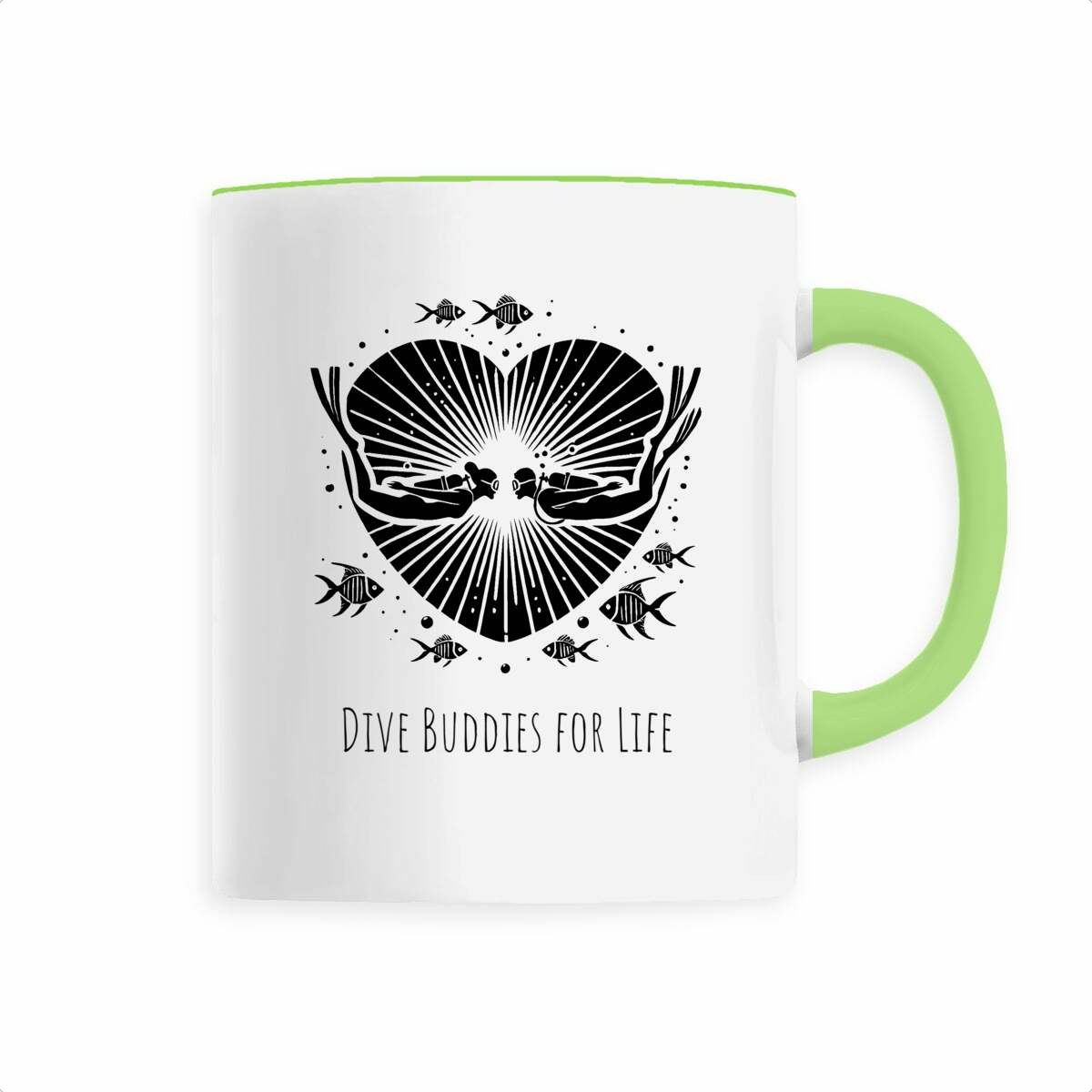 Image front Ceramic mug - Dive Buddies for Life Design