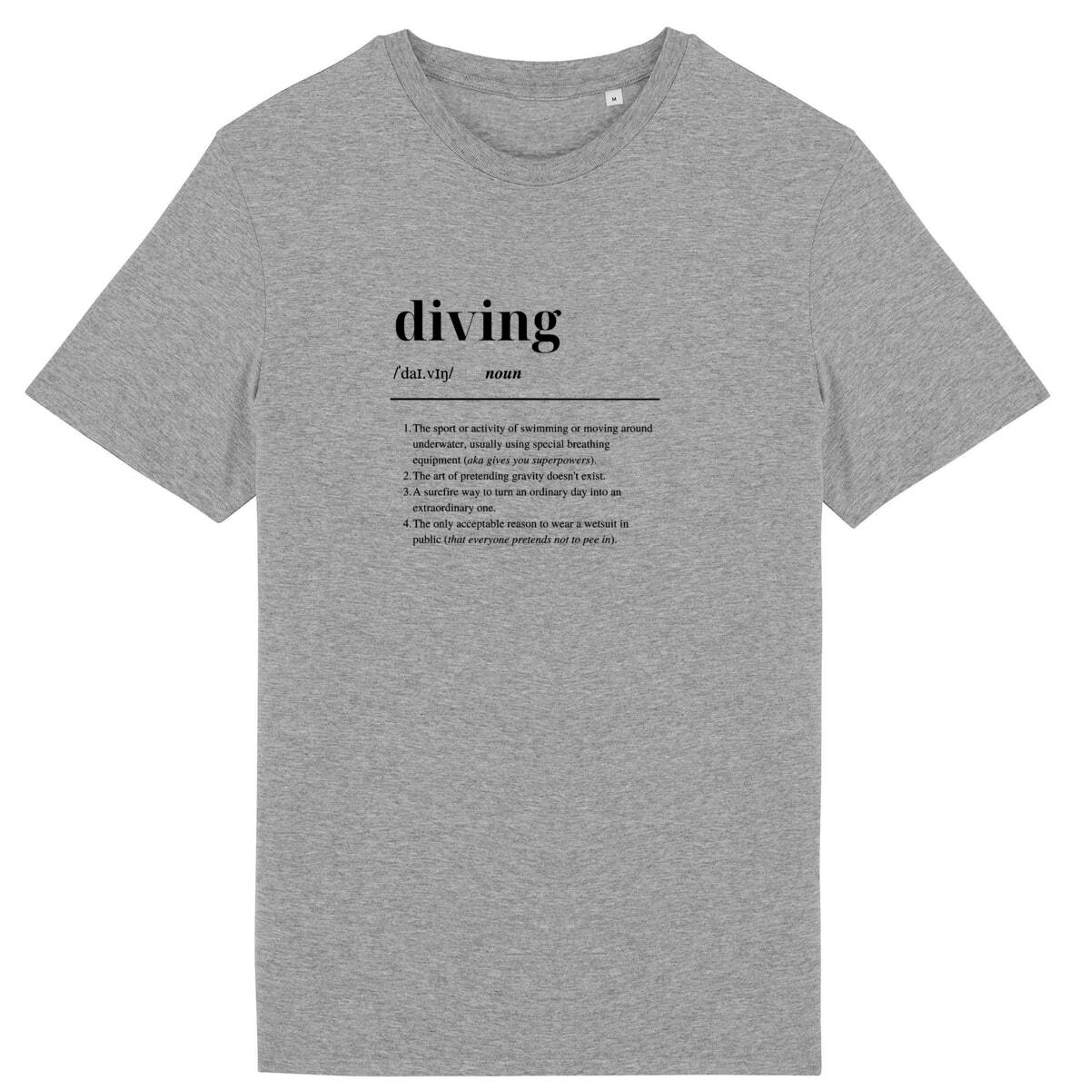 Image back Diving Dictionary Definition T-Shirt – Funny Scuba Diver Gift