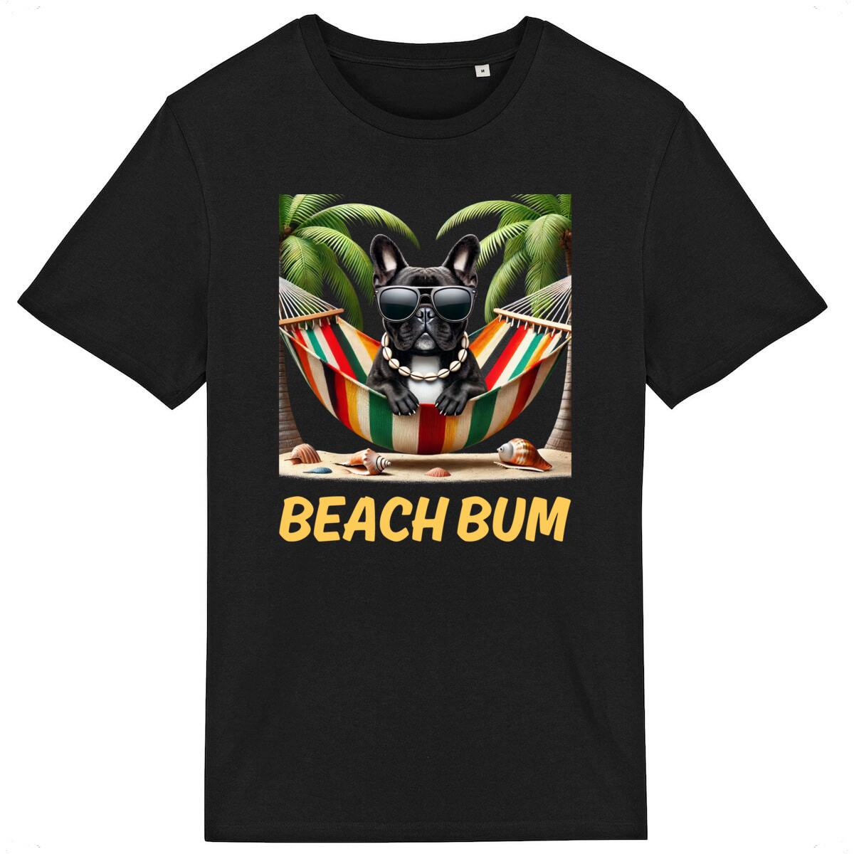 Image du produit Beach Bum T-Shirt – French Bulldog in Hammock | Vacation Graphic Tee