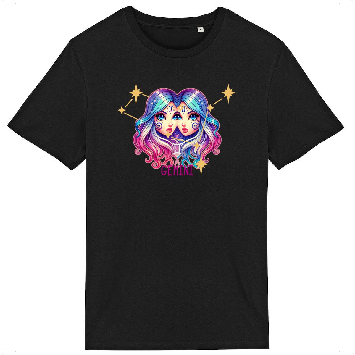 Image back Gemini Zodiac Sign Unisex T-Shirt
