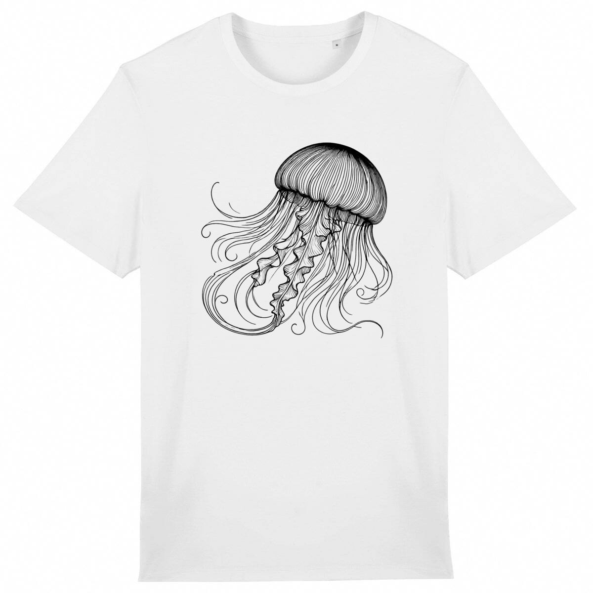 Image front Jellyfish - Line Art Black