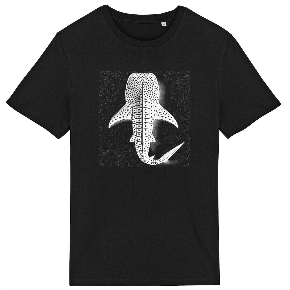 Image front Whale Shark T-Shirt, perfect for Ocean Lovers, Scuba Divers and Marine Life Enthusiasts