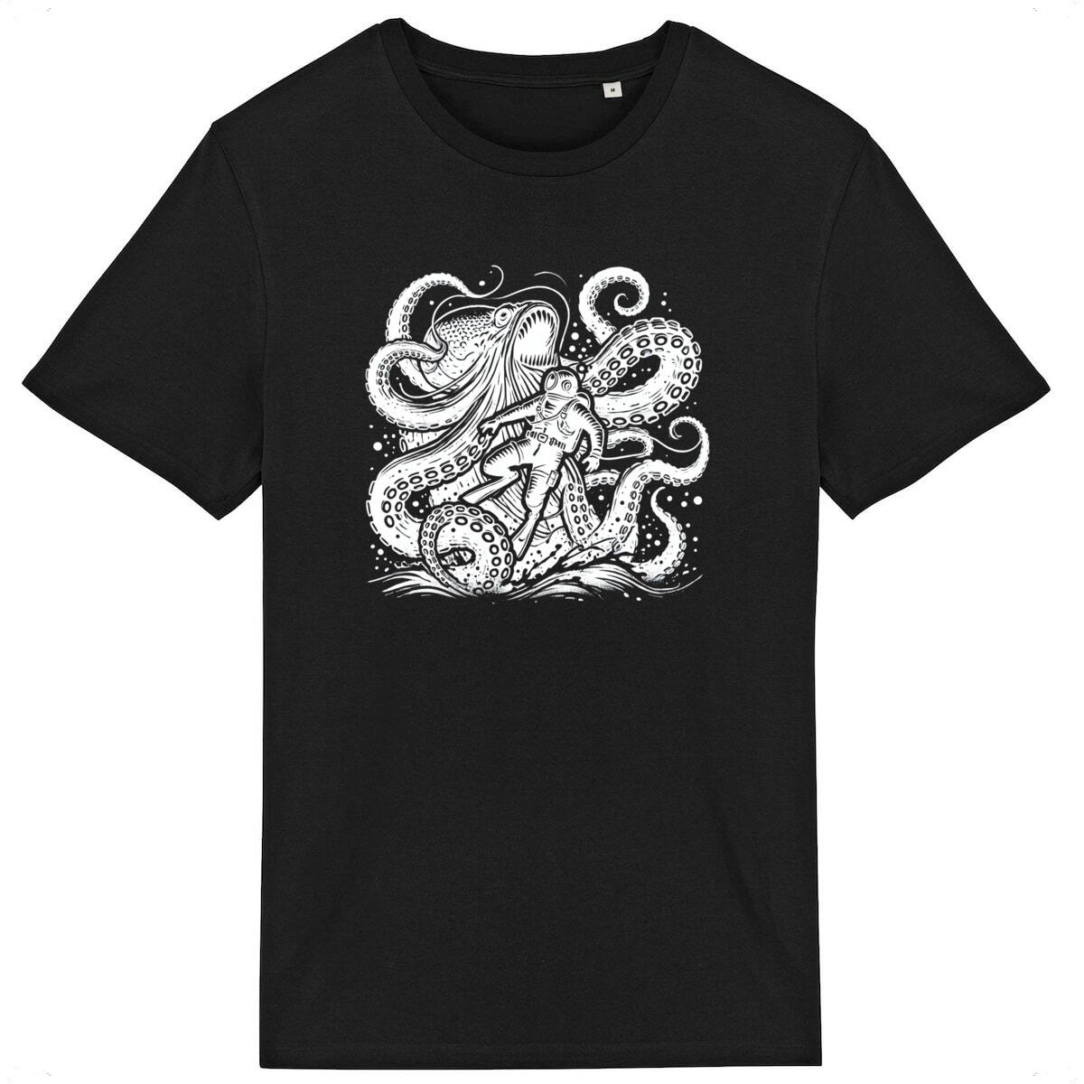 Image front Into the abyss - Kraken & Diver T-Shirt