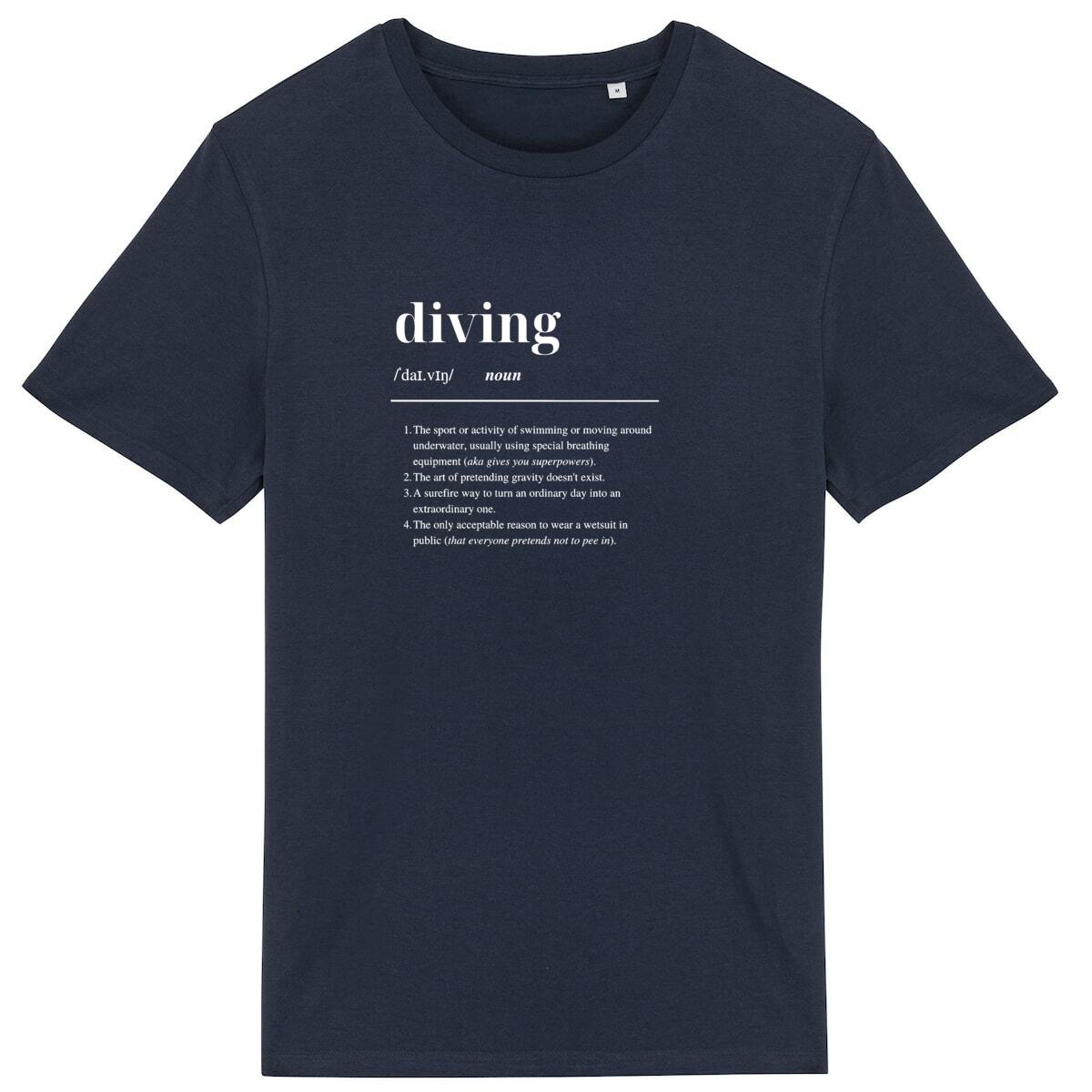 Image back Diving Dictionary Definition T-Shirt – Funny Scuba Diver Gift