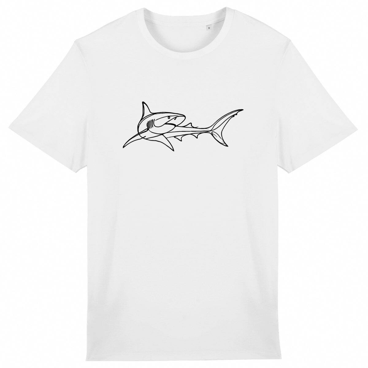 Image front Shark - Minimalistic Line Art Light