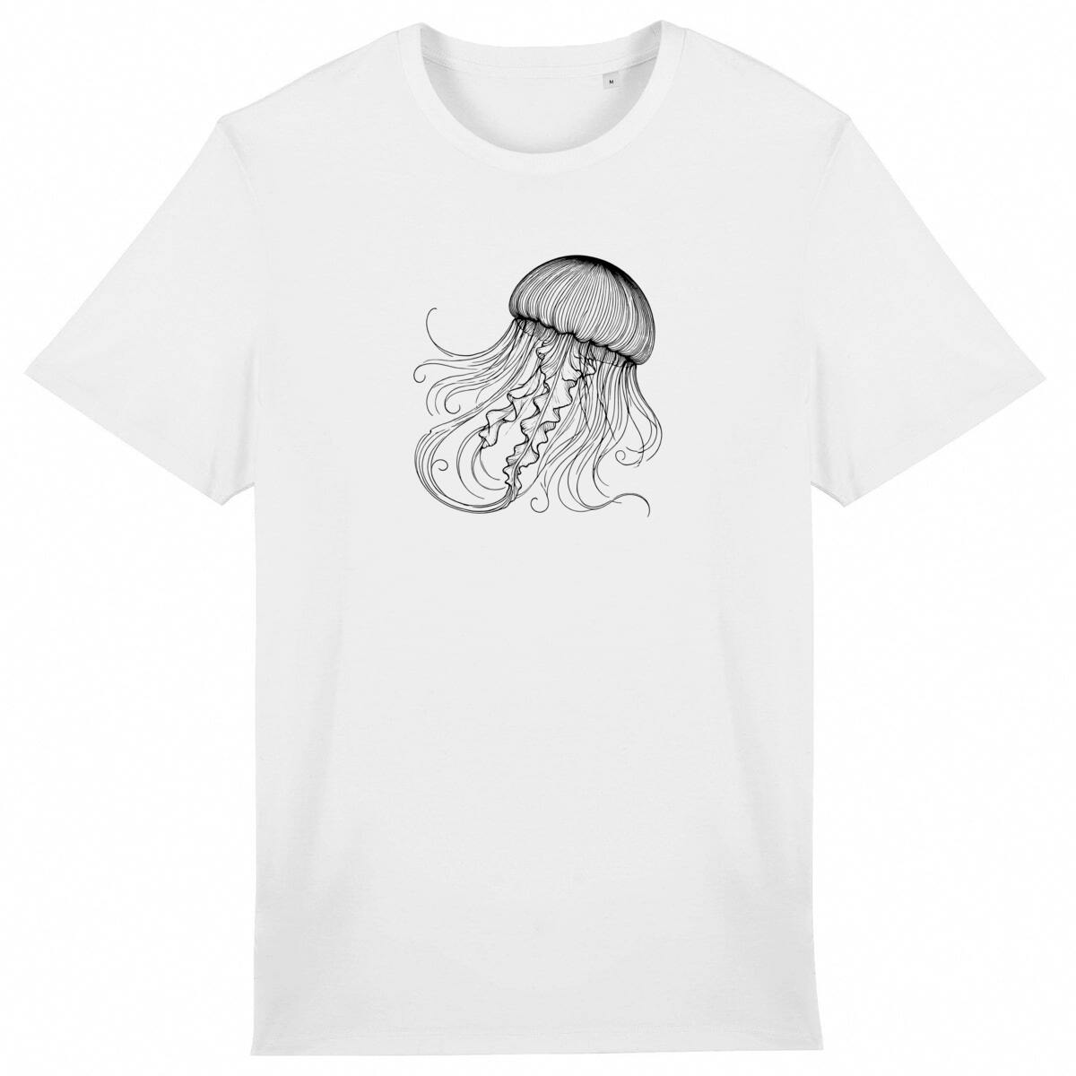 Image front Jellyfish - Line Art Black