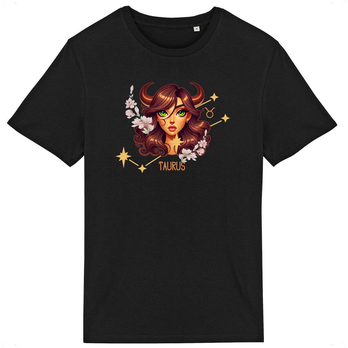 Image back Taurus Zodiac T-Shirt – Earth Sign Astrology Tee – Taurus Horoscope Shirt