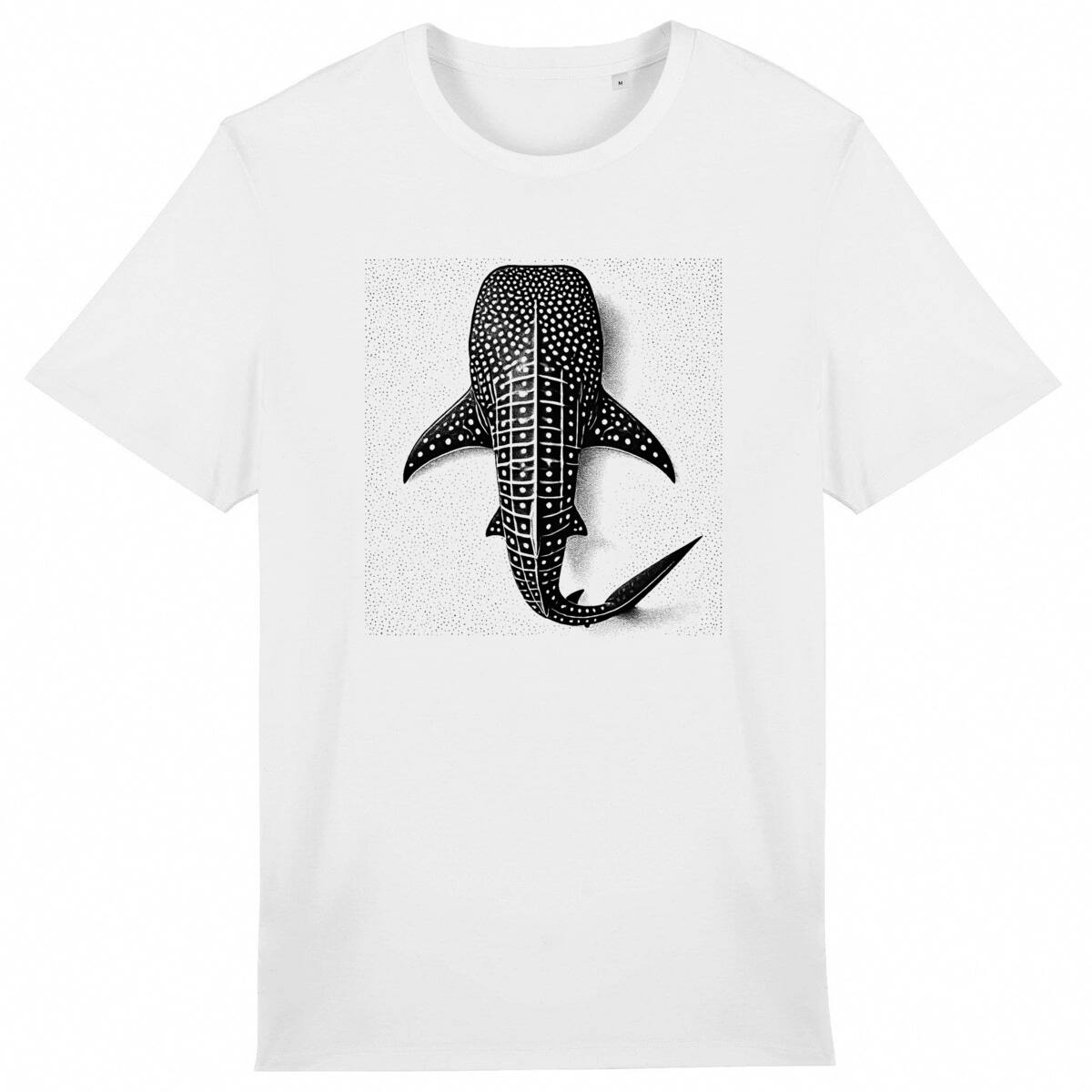 Image front Whale Shark T-Shirt, perfect for Ocean Lovers, Scuba Divers and Marine Life Enthusiasts