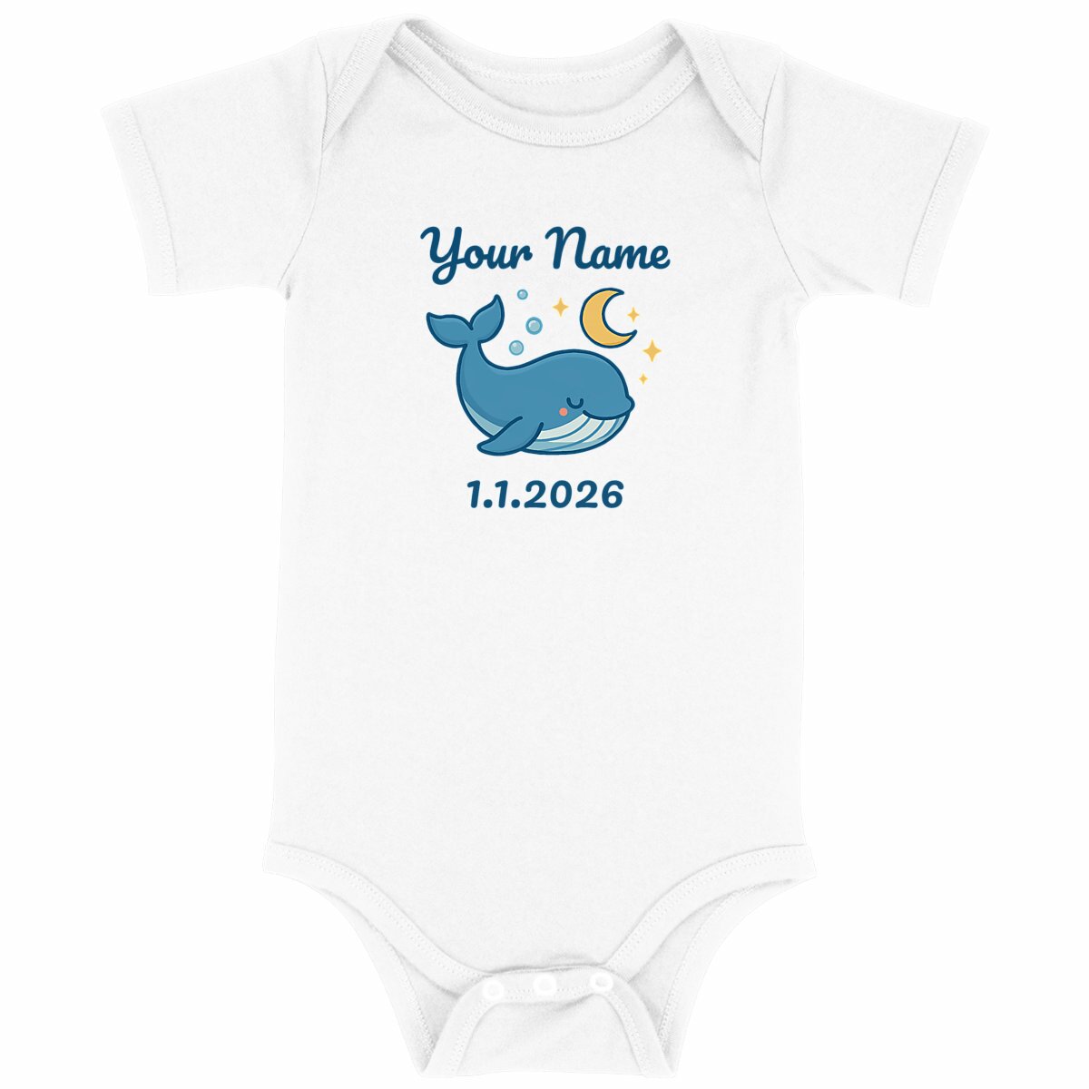 Image back Baby Bodysuit - Born to be an Ocean Soul