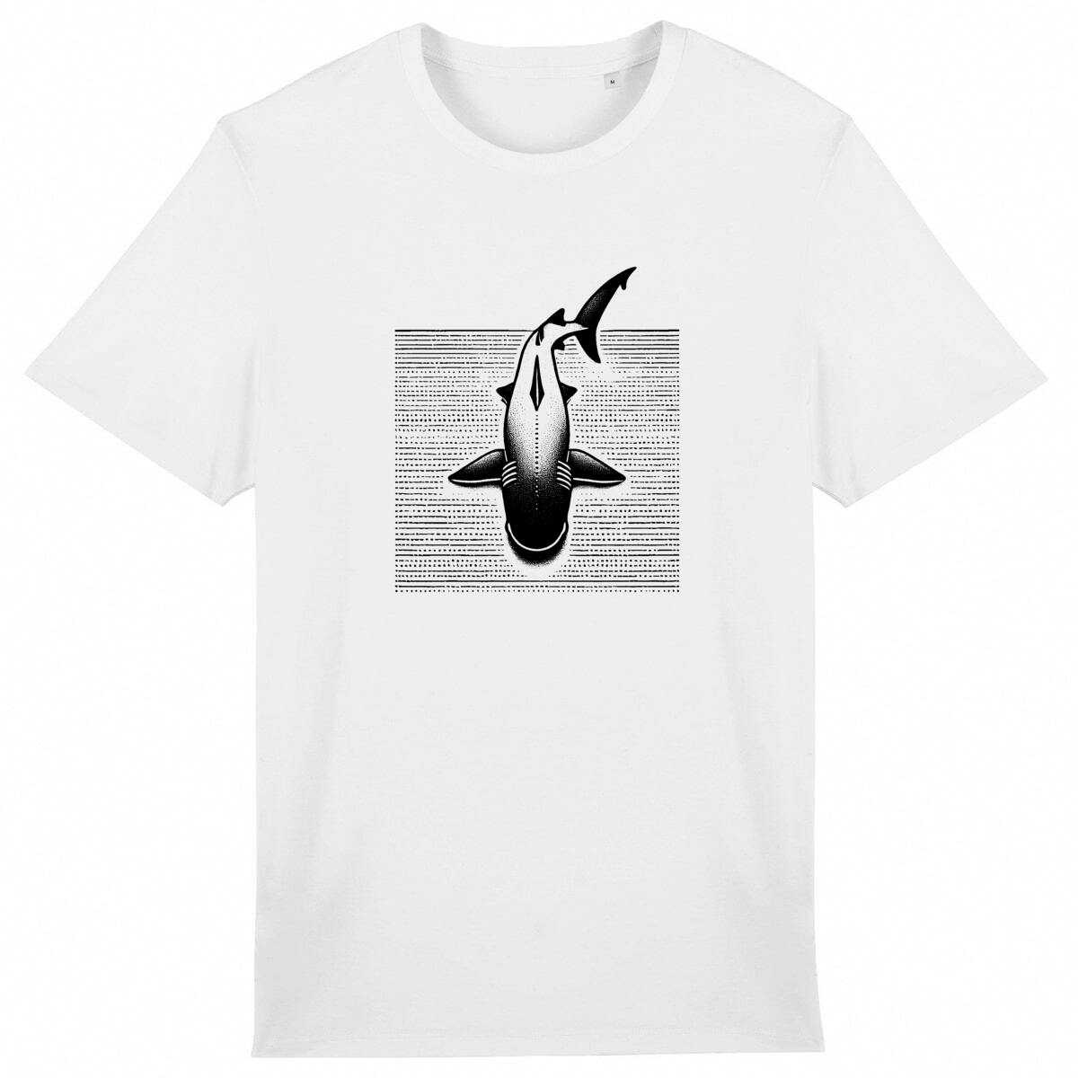 Image front Leopard Shark on the Sand Black