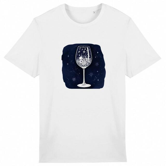 Image back T-shirt cosmoculture