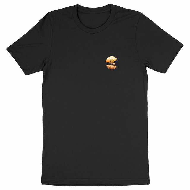 Image back T-shirt paysage terroir 