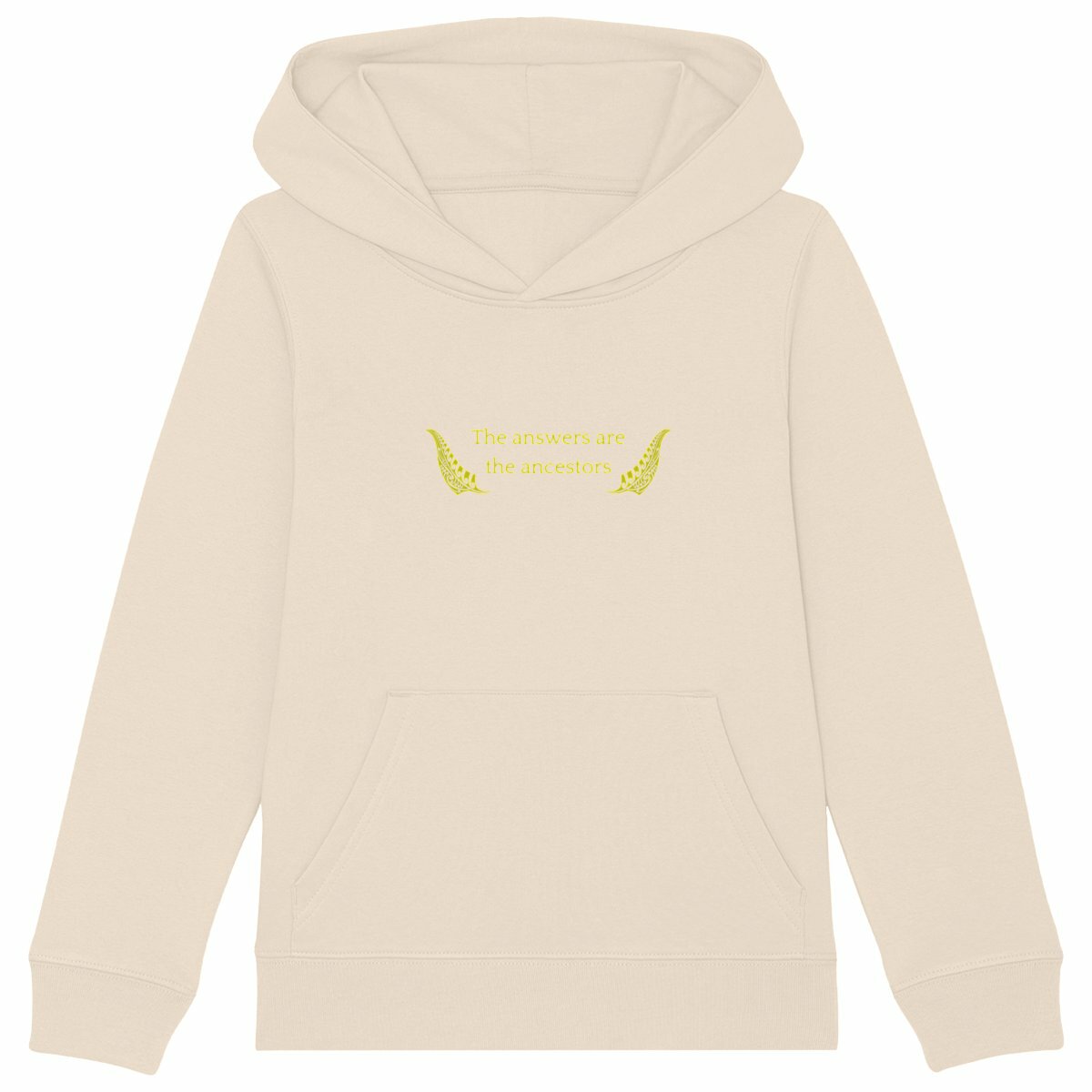 Heavyweight Kids Hoodie: The answers are the ancestors - Image