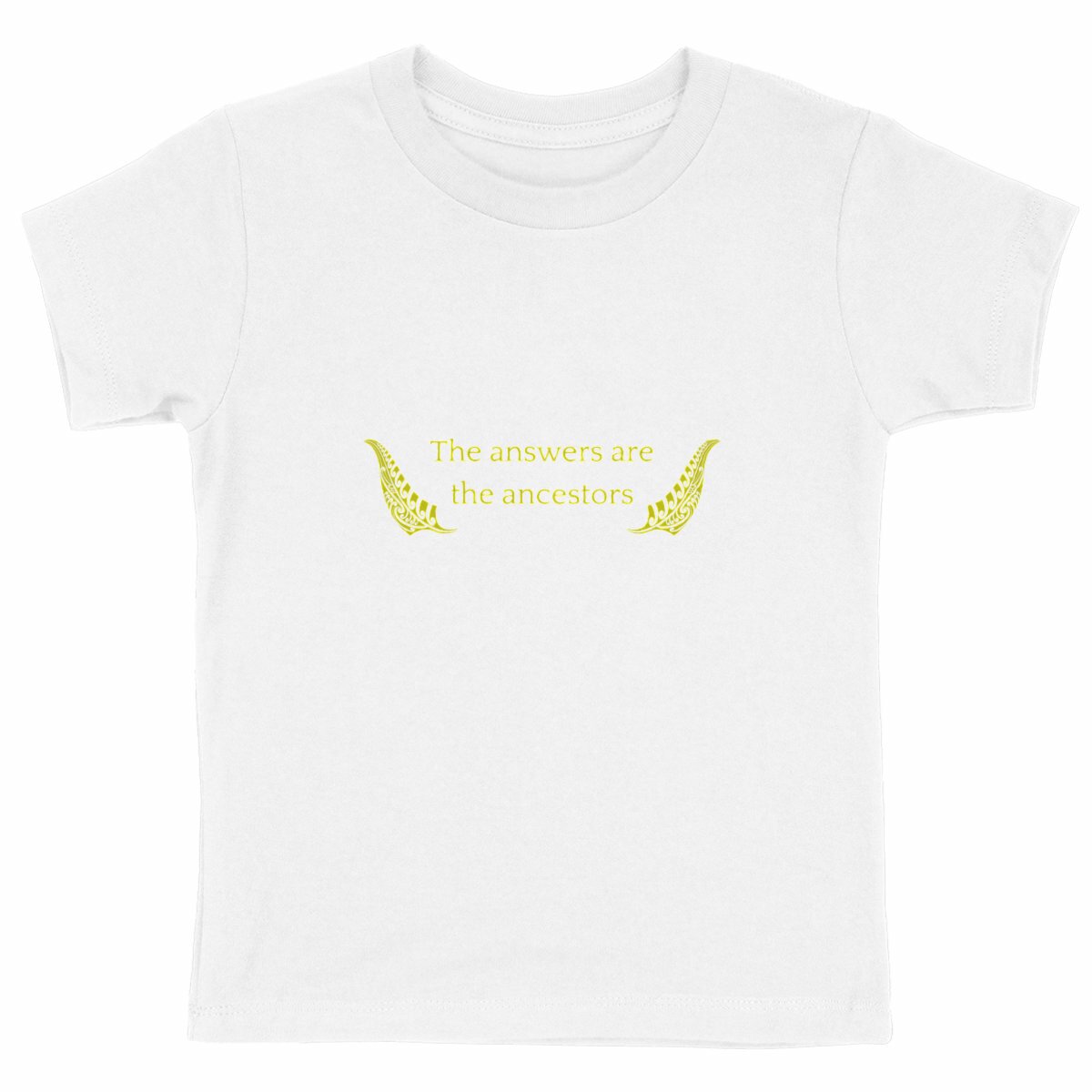 Heavyweight Kids T-shirt: The answers are the ancestors - Image